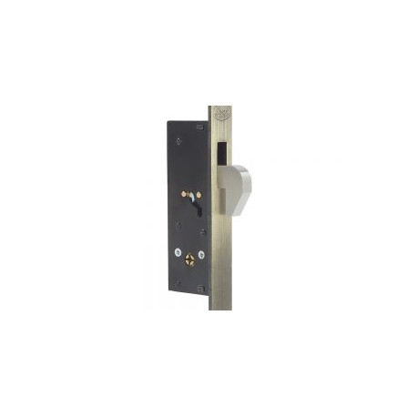 Cerradura perfil gancho latón antiguo Lock