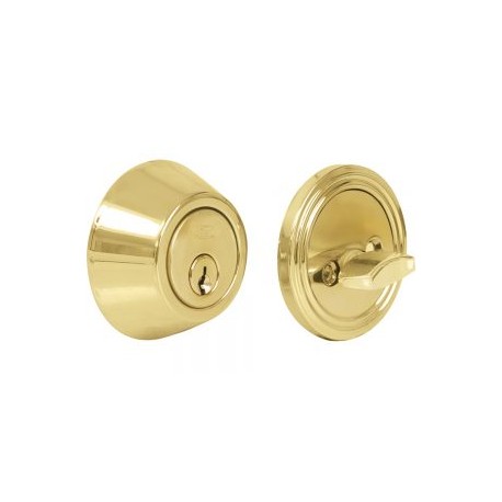 Cerrojo tubular sencillo, acabado latón brillante Lock