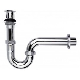 Cespol de latón con contra para lavabo