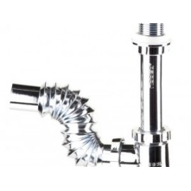 Céspol flexible con bote chico y rejilla de acero inoxidable