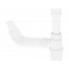 Céspol flexible con bote grande con cubierta plástica para fregadero
