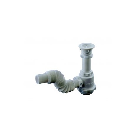 Céspol flexible con bote grande y cubierta plástica
