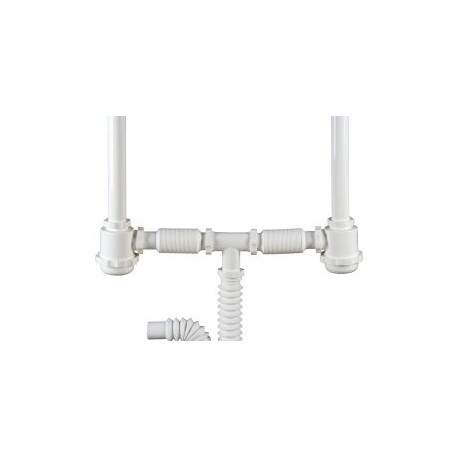 Céspol flexible doble bote grande y contracanasta