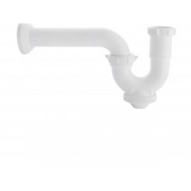 Céspol plástico tipo P para lavabo y fregadero
