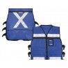 Chaleco abierto azul talla extra grande Urrea