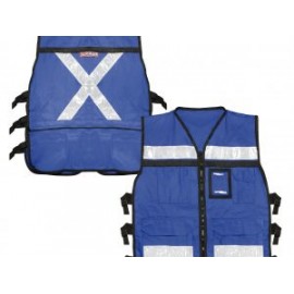 Chaleco abierto azul talla grande Urrea