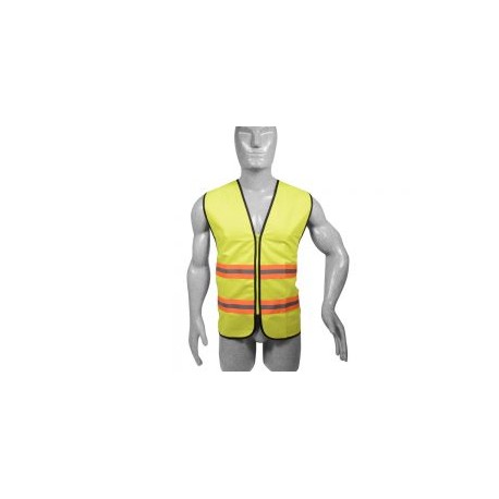 Chaleco alta visibilidad color amarillo, unitalla Surtek