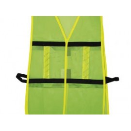 Chaleco de seguridad malla ajustable gancho verde Surtek