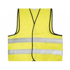 Chaleco seguridad tela amarillo cintas reflejantes Surtek