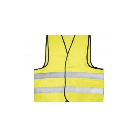 Chaleco seguridad tela amarillo cintas reflejantes Surtek