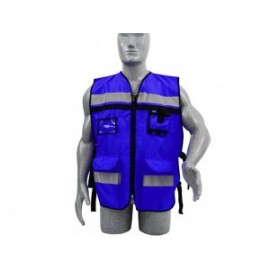 Chaleco Supervisor color Azul Rey Unitalla Surtek