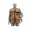 Chaleco Supervisor color Beige/Café Unitalla Surtek