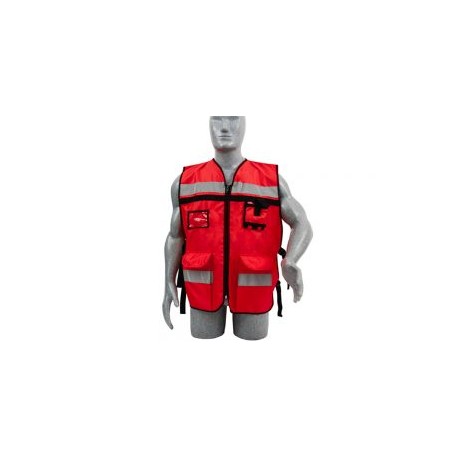 Chaleco Supervisor color Rojo Unitalla Surtek