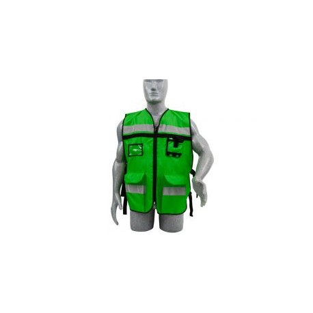 Chaleco Supervisor color Verde Unitalla Surtek
