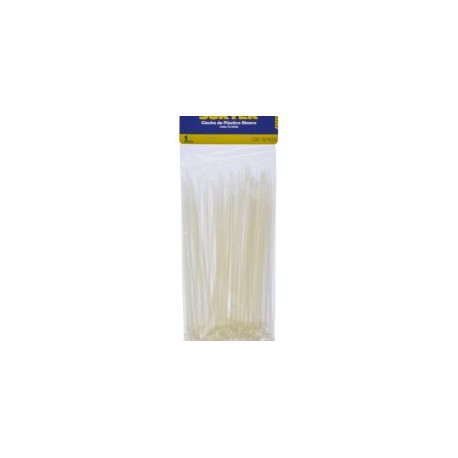 Cincho plástico 165 x 2.5mm100 piezas natural Surtek