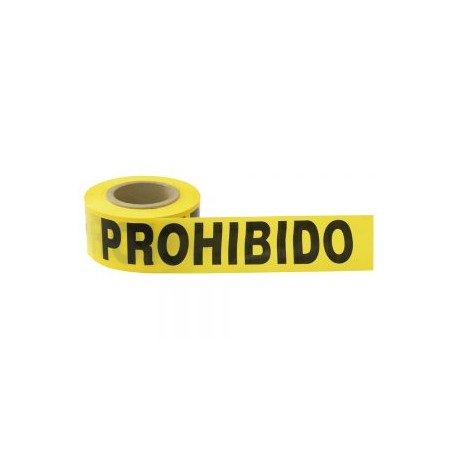 Cinta barricada “Prohibido el paso” 304 mt Surtek