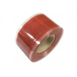 Cinta de silicón de autofusión, 1″ x 3m color rojo Urrea