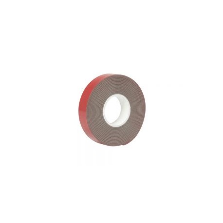 Cinta doble cara gris 12mm Surtek