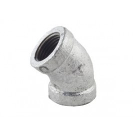 Codo 45° galvanizado