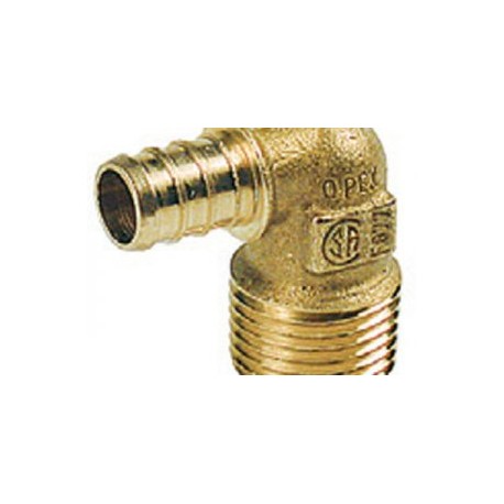 Codo 90º PEX / rosca macho