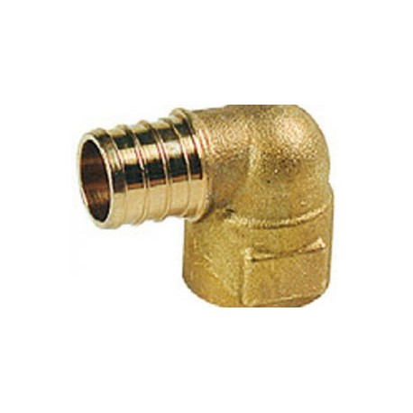 Codo reducción 90º PEX / rosca hembra