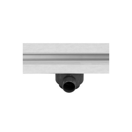 Coladera lineal con canaleta para inserto cerámico (50 cm)
