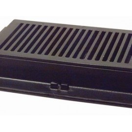 Coladera rectangular con sello hidráulico de campana para exteriores