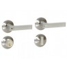 Combo manija Alta sencillo Níquel Satin llave estándar Lock
