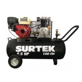 Compresor de aire a gas 100 L 115 PSI 6.5 HP, 3600rpm Surtek