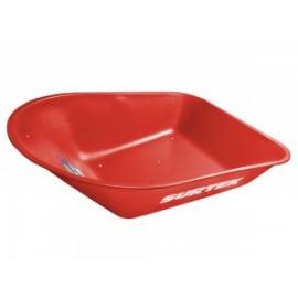 Concha p/carretilla sin chumacera 6 pies cúbicos roja Surtek