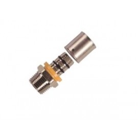 Conector reducción rosca macho GAS