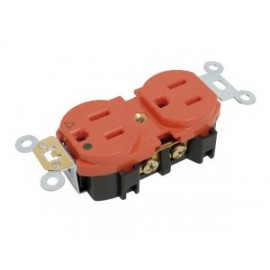 Contacto dúplex aterrizado aislado 15A 127V Surtek