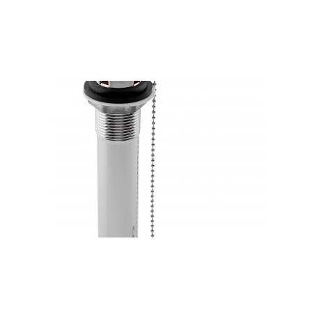 Contra de latón con tapón y cadena para lavabo con rebosadero