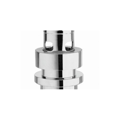 Contra para lavabo con rebosadero sistema Up & Down Brushed Nickel