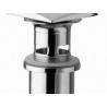 Contra para lavabo con rebosadero sistema Up & Down Brushed Nickel KADER