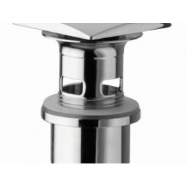 Contra para lavabo con rebosadero sistema Up & Down Cromo KADER