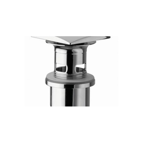 Contra para lavabo con rebosadero sistema Up & Down Cromo KADER