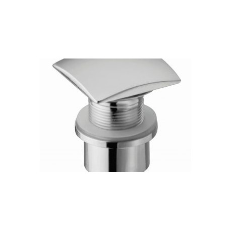 Contra para lavabo sin rebosadero sistema Up & Down Brushed Nickel KADER