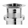 Contra para lavabo sin rebosadero sistema Up & Down Cromo