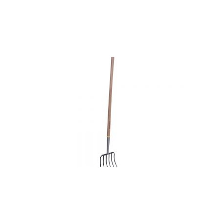Bieldo forjado mango largo 6 dientes Surtek