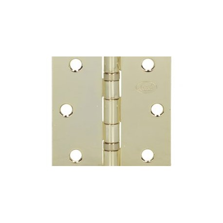 Bisagra arquitectónica balero, latón brillante 3-1/2″ Lock