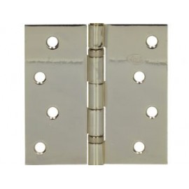 Bisagra arquitectónica con balero, latón brillante 4″ Lock