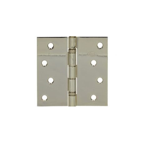 Bisagra arquitectónica con balero, latón brillante 4″ Lock