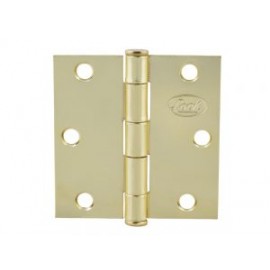 Bisagra cuadrada latón brillante 3″ LBC30LB