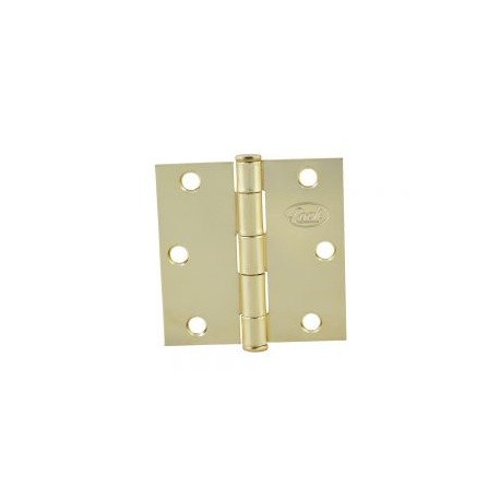 Bisagra cuadrada latón brillante 3.5″ x 3.5″ Lock