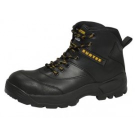 Botas de seguridad negras casquillo acero 27 Surtek