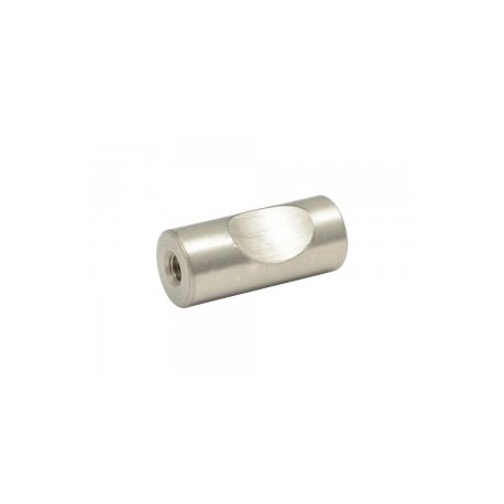 Botón o perilla moderno tipo 03 níquel rayado Lock