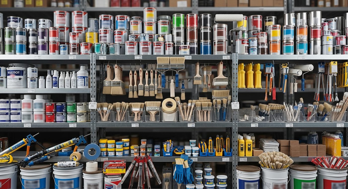 Pintura y material para tu obra